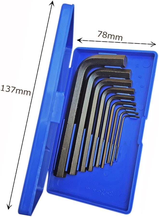 Inditrust مجموعة مفاتيح ألين سداسية شديدة التحمل من إنديترست، 9 قطع، بحجم العبوة. - Image 2